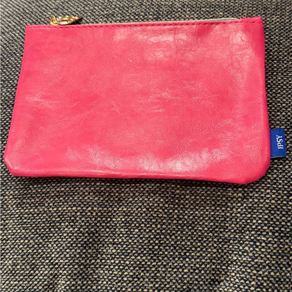 Ipsy Vibrant Pink Cosmetic Bag